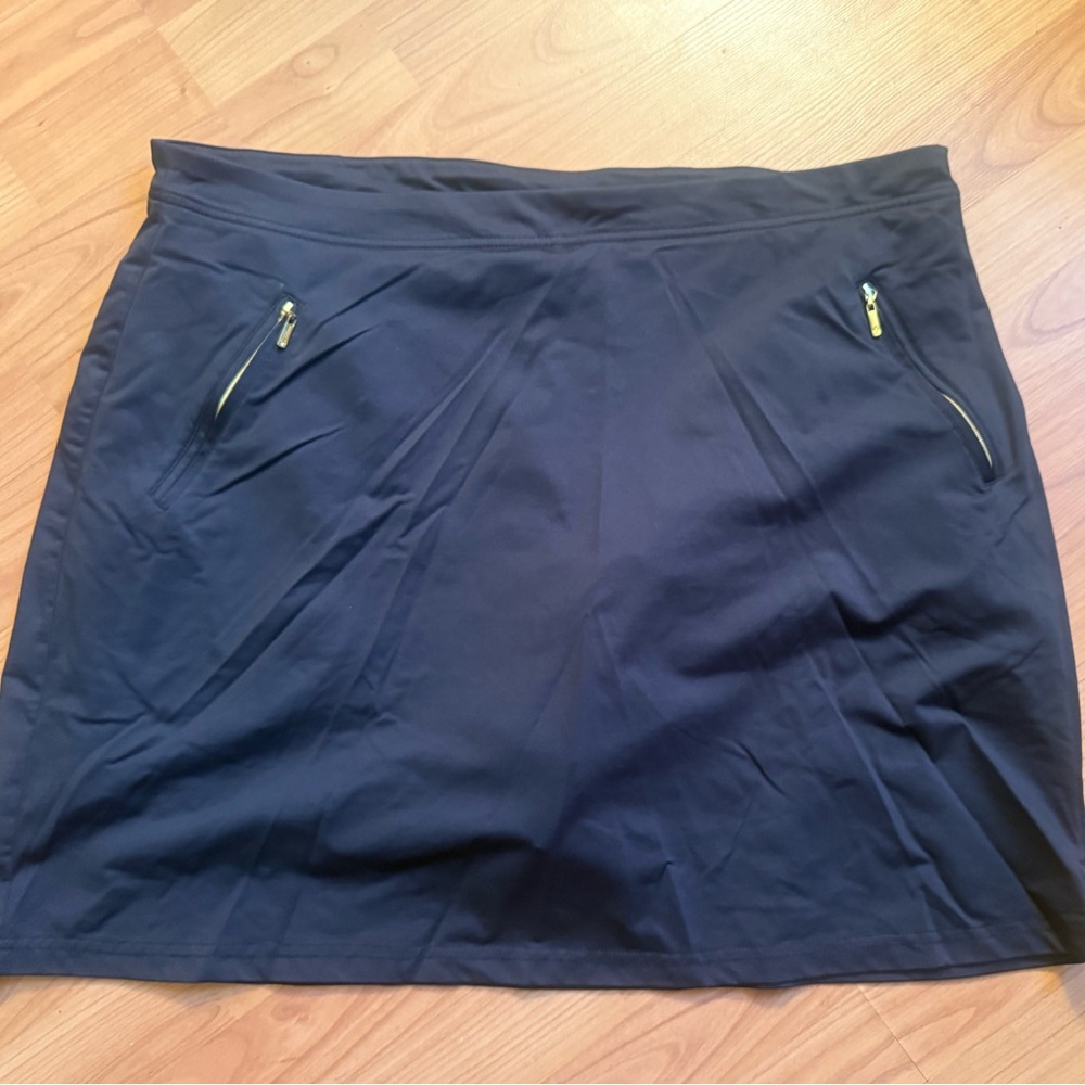 Bobby Jones Clover Performance Golf Skort Black Gold Women’s X-Large